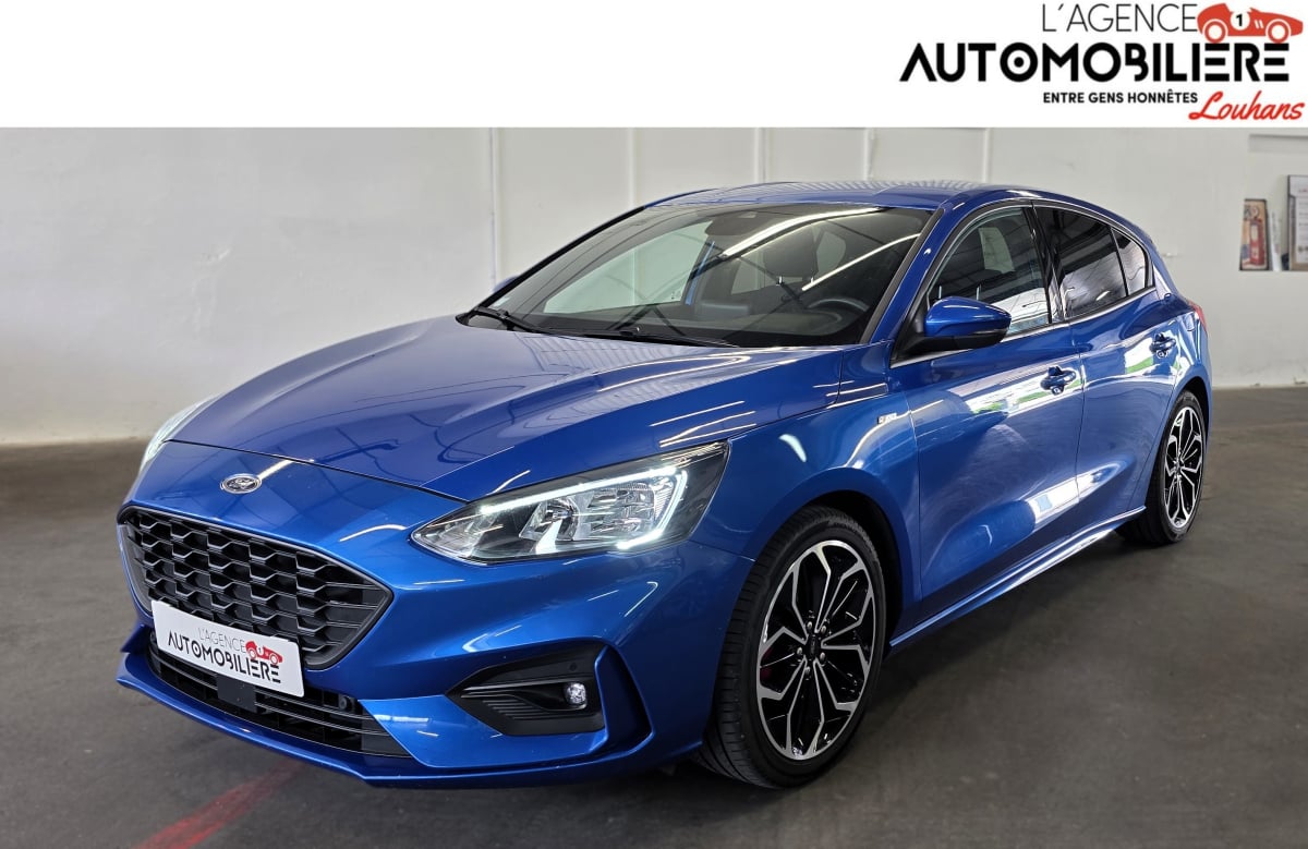 Ford Focus 1.5 Ecoblue 120 St-line X Bleu Azur