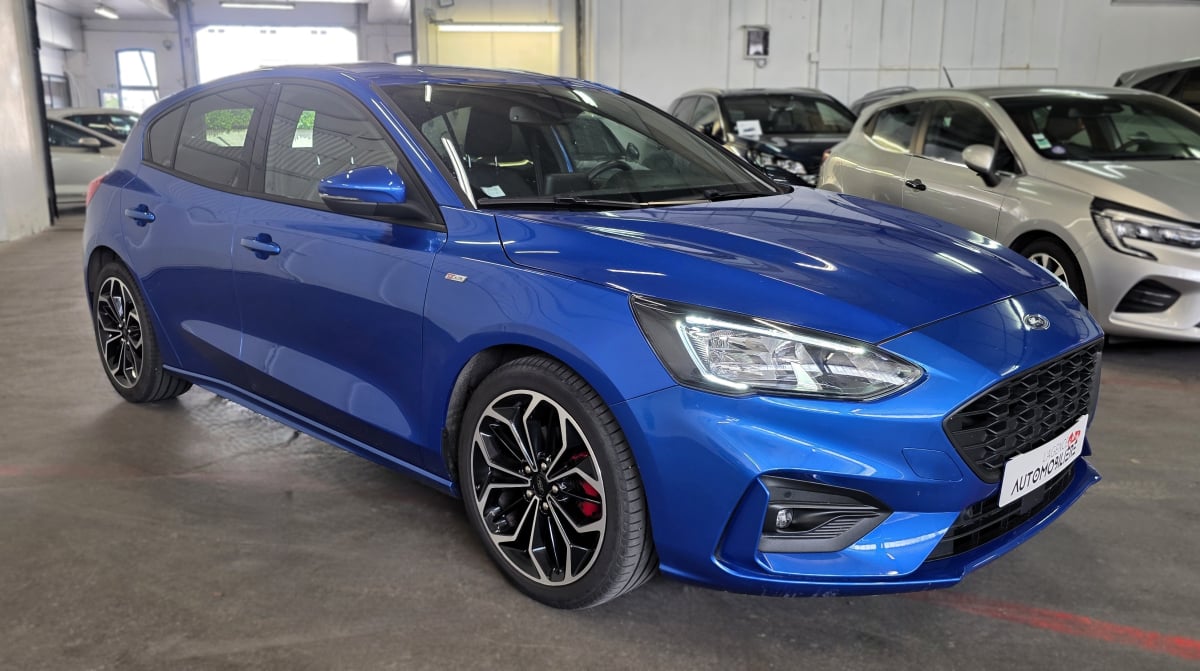 Ford Focus 1.5 Ecoblue 120 St-line X Bleu Azur — 2