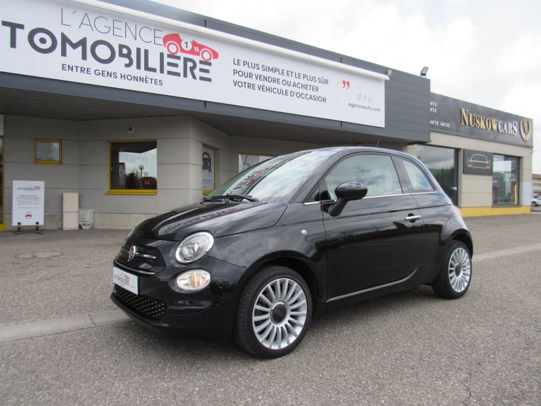 Fiat 500 1.2 Lounge 69 ch toit ouvrant + GPS — 1