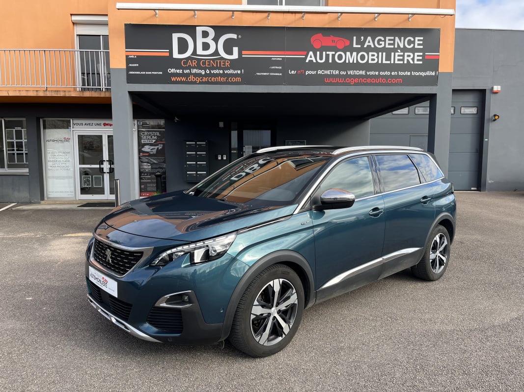 Peugeot 5008 2.0 Blue HDi GT 177cv - 1ère main/Toit ouvrant/Apple CarPlay/Caméra 360°/Cuirs — 1