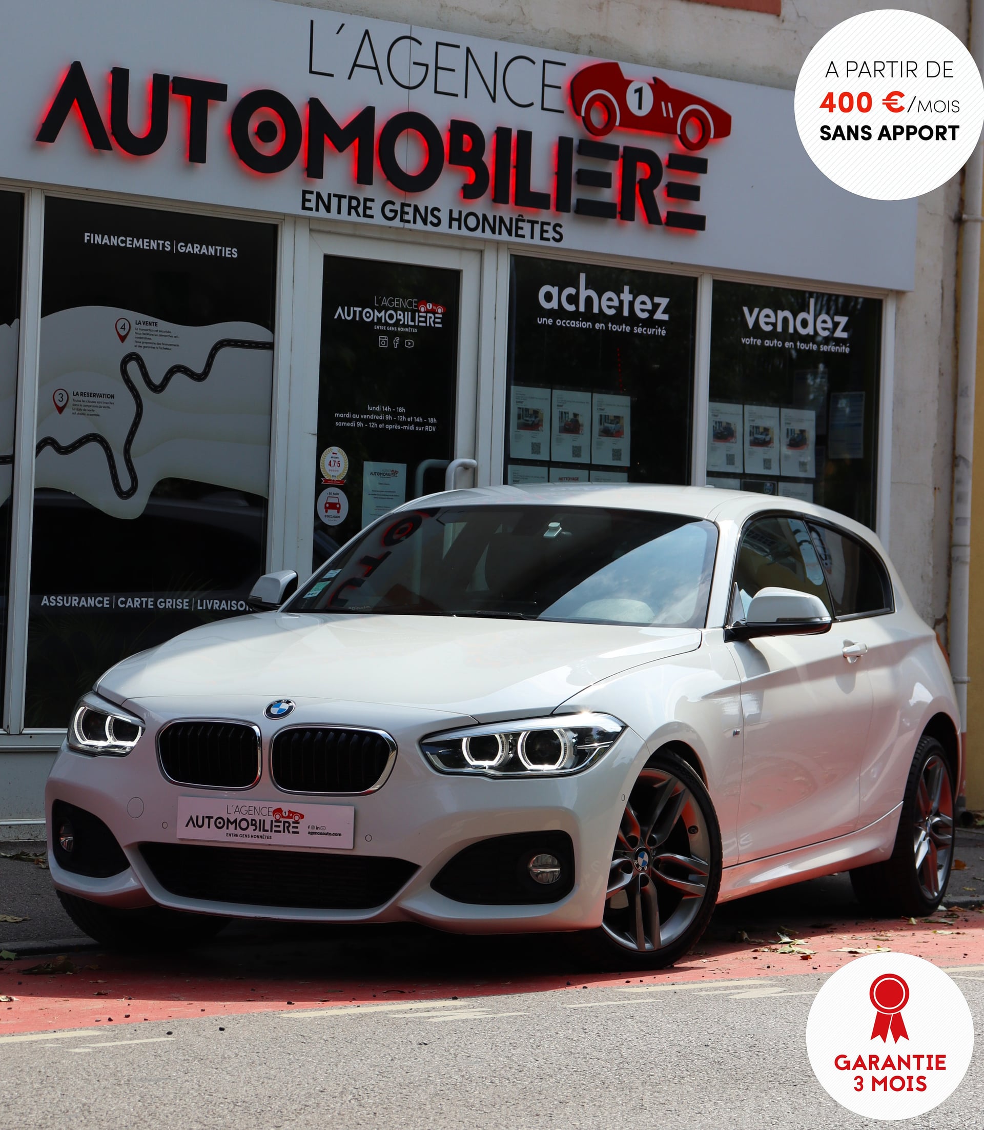 BMW Série 1 (F21) 118d 150 M-Sport BVA (Origine France)
