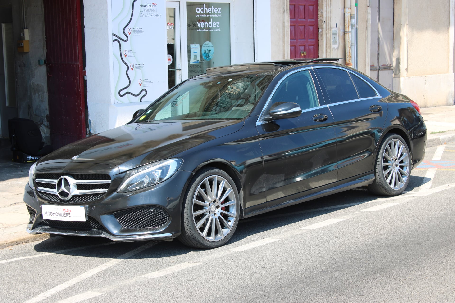 Mercedes-Benz Classe C 2.2 220 BLUETEC 170 SPORT LINE 7G-TRONIC BVA ( Toit ouvrant, Caméra de recul, Moteur à chaîne ... )