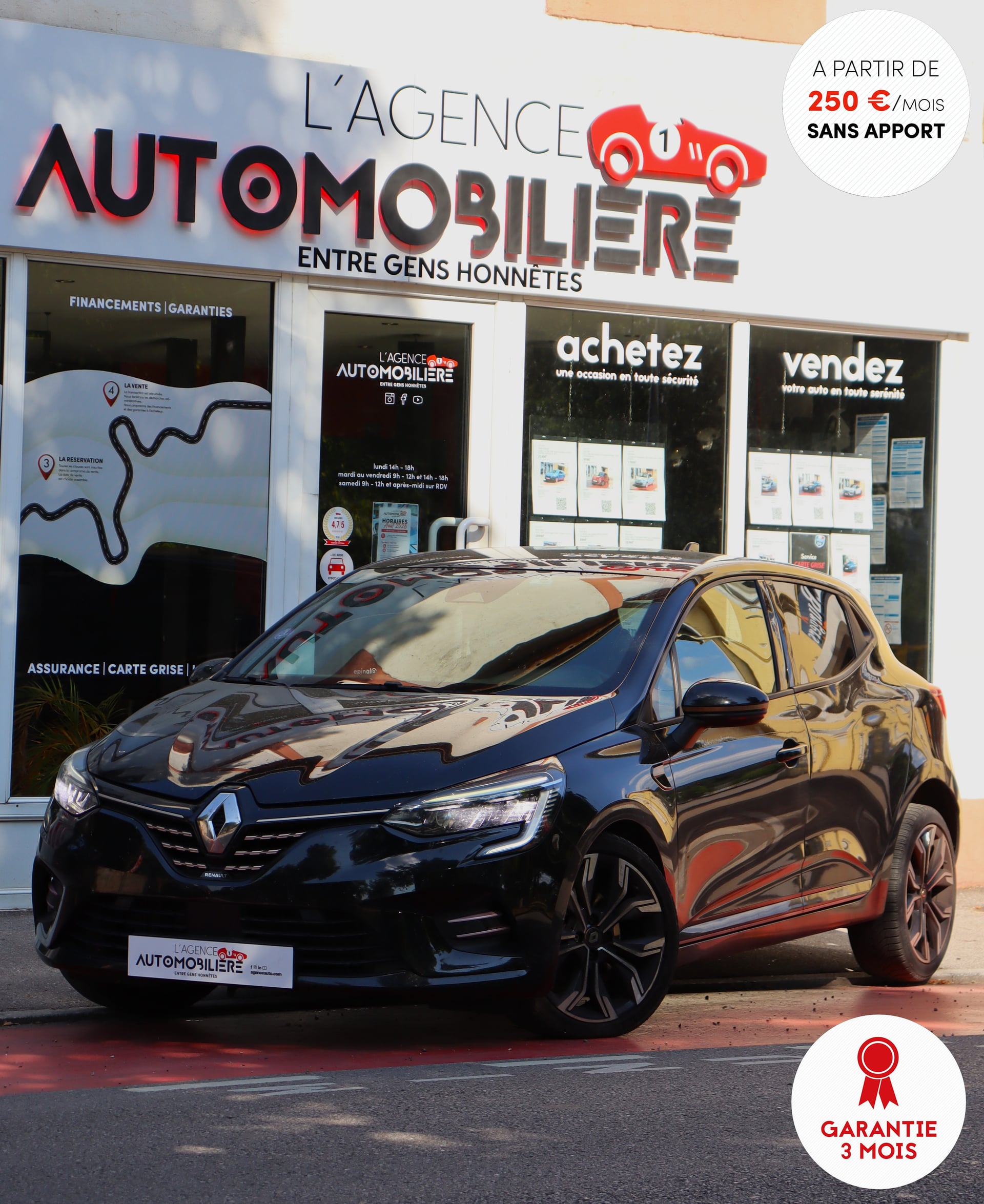 Renault Clio 1.3 TCE 140 Lutecia (CarPlay, Caméra, Eclairage d'ambiance LED)