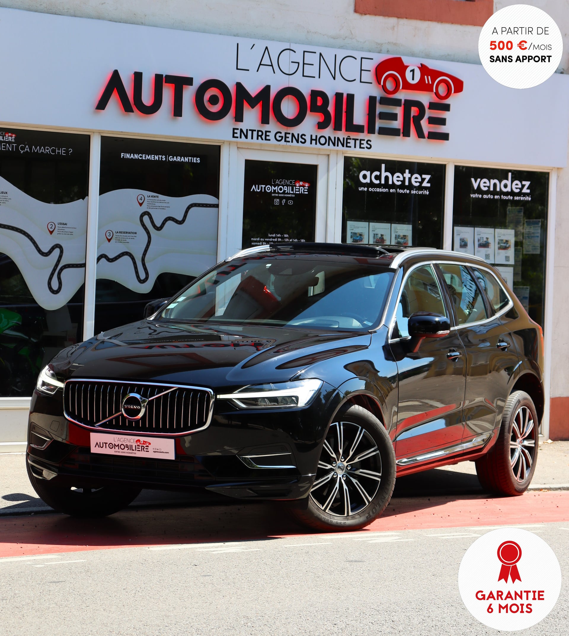 Volvo XC60 T5 250 Inscription Luxe AWD (Toit ouvrant, CarPlay, Cuir)