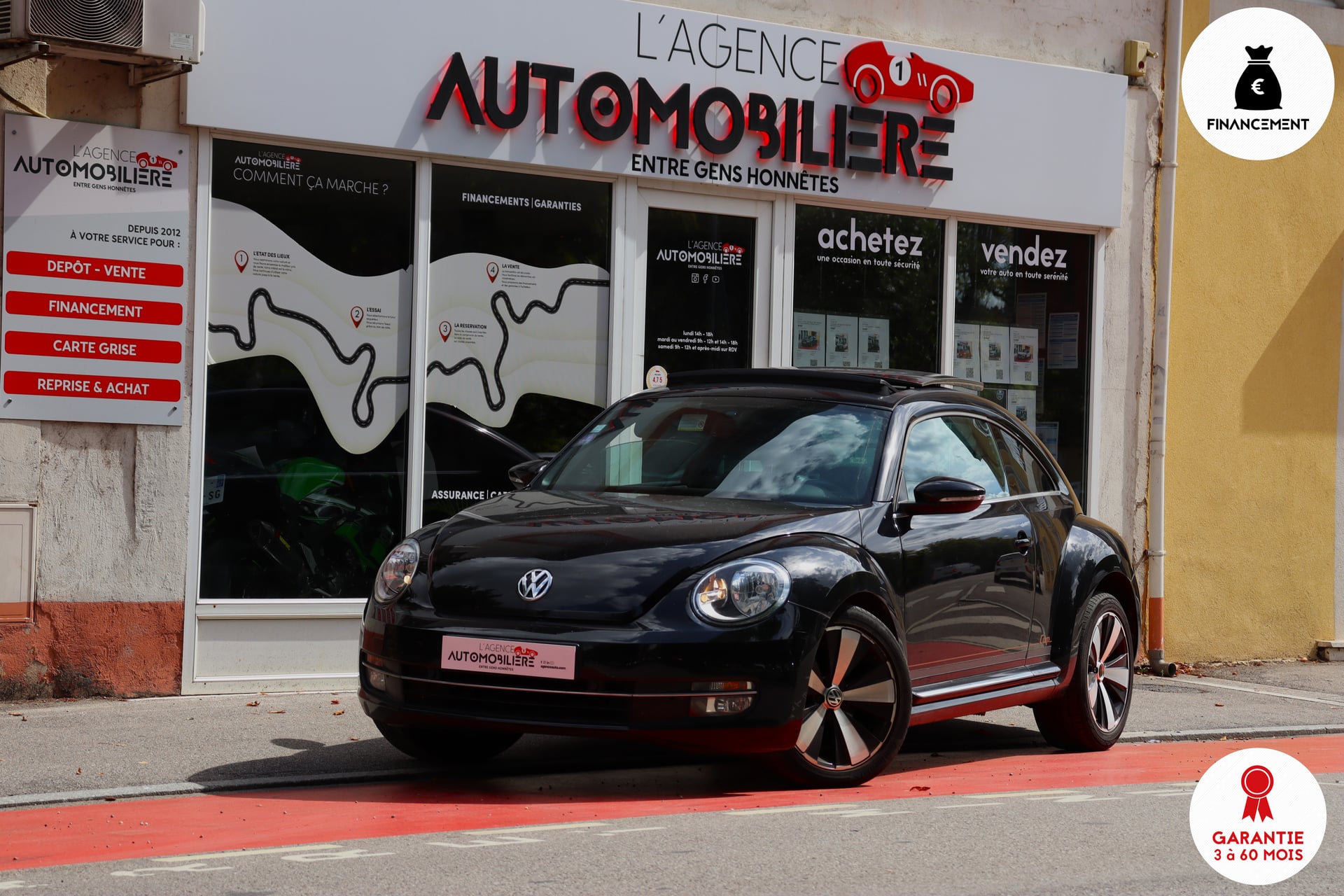 Volkswagen New beetle II 1.2 TSi 105 CUP BVM6 (Toit ouvrant, Sièges chauffants)