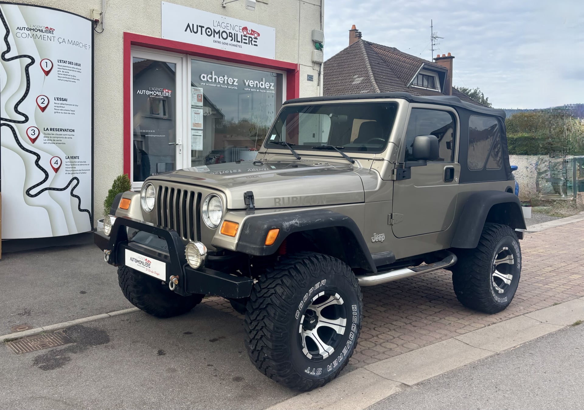 Jeep Wrangler TJ 4.0 i Baché 4WD BVM6 177 ch RUBICON