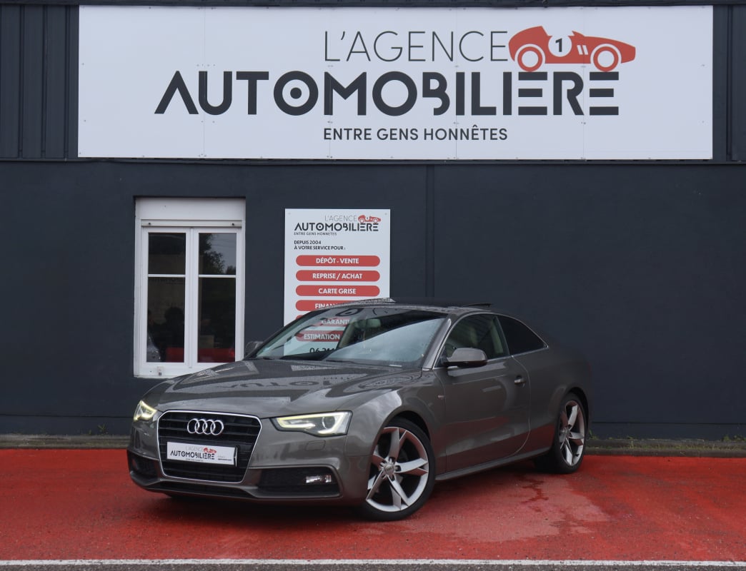 Audi A5 1.8 TFSI 170 S Line S-Tronic6 (Toit ouvrant, GPS, Bluetooth)
